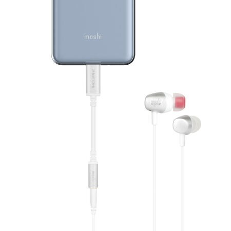 MOSHI Usb-C Digital Audio Adapter - Silver, Use Regular 3.5 Mm Headphones. 99MO084241